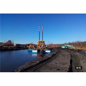 Discharge Distance 2000m Hydraulic Sand Dredger Vessel Mining