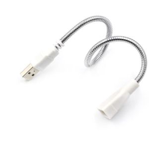 PVC TPE USB Light Gooseneck 5A Stainless Steel Flex Pipe