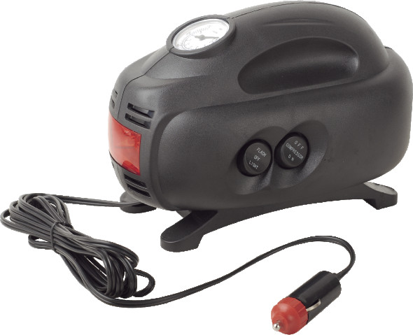 3 In 1 Lamp Pressure Measurement 12v Portable Air Compressor / Auto Air