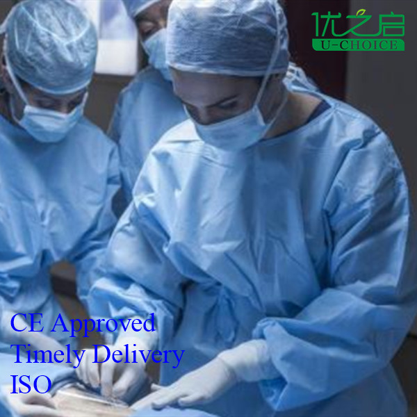 Buy Non Woven Disposable Surgical Gown Fluid Resistant CE / ISO / FDA Listed at wholesale prices