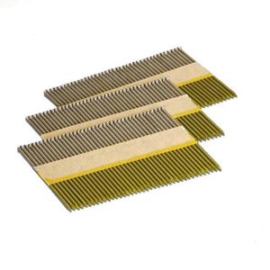 Flat Head Paper Collated Framing Nails , 34 Degree Framing Nails With Screw