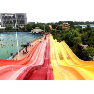 Smooth Anti Ultraviolet High Speed Water Slide 1 Rider / Time
