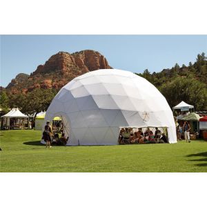 China Waterproof PVC Geodesic Event Dome Tent 1000 People Outdoor Water Proof on sale
