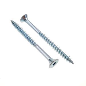 Square Drive Custom Fasteners Robertson Wood Screws Flat Head Galvanized