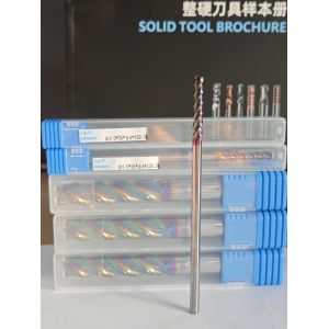 MAE PLUS Long Length Carbide Mill 3 Flutes For Machining Non-ferrous Metals ,