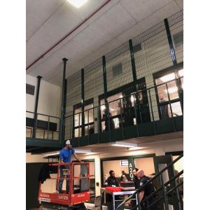 358 High Security Prison Mesh Fencing Marine Grade Customized Curves