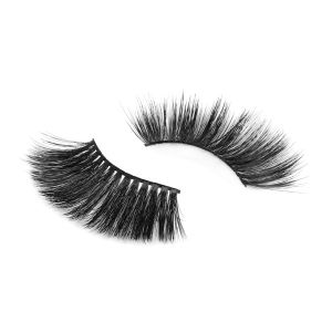 25mm Long Dramatic False Eyelashes , Real Siberian Dramatic Strip Lashes