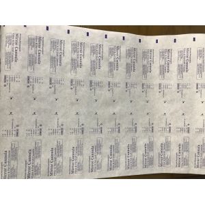 650mm Flex Banner Printing Machine , 380V Flexo Paper Printing Machine