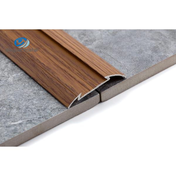 Buy 6063 Aluminium Stair Nosing Edge Trim 35m Height Wood Grain at wholesale prices