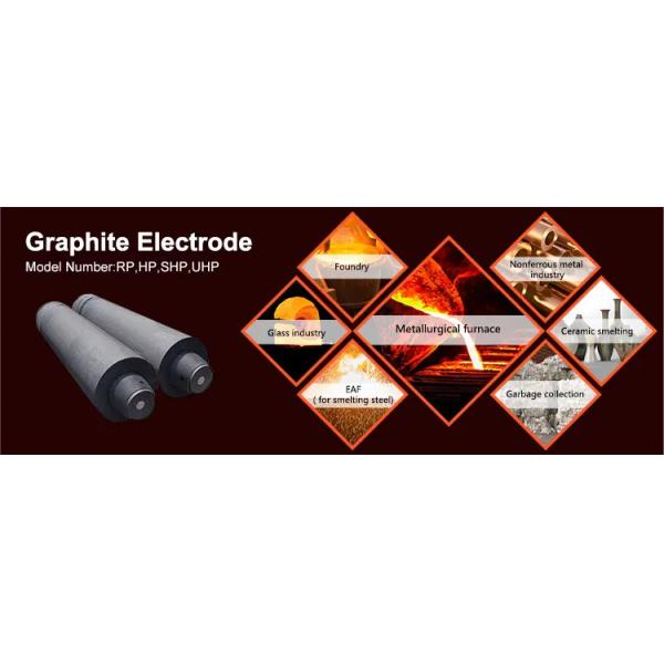 High Conductivity RP HP UHP Graphite Electrode For EAF Electric Arc Furnace