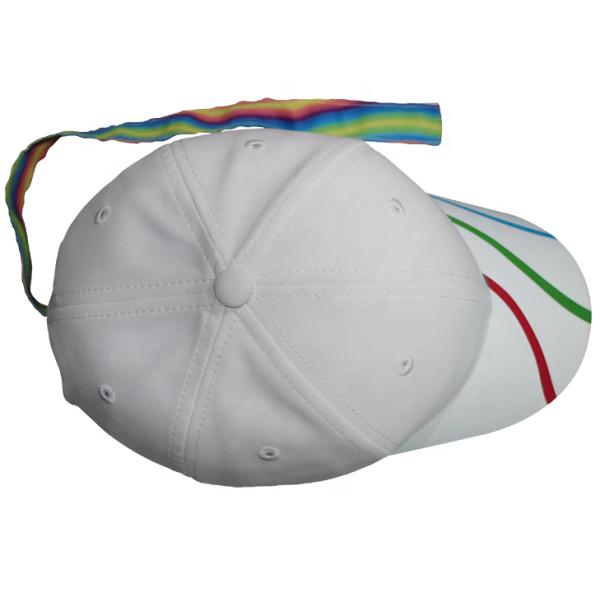 ACE 6 Panel Low Profile Printed Baseball Caps Custom Made Headwear 58cm Size