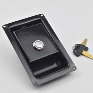 Black Paddle Latch Lock