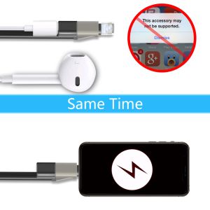 Two Way Headphone Jack Adapter / 3M Iphone Headphone Charger Splitter