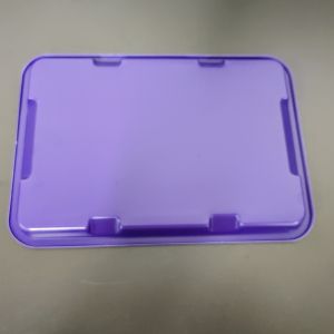 Purple light mouthed custom plastic tray mushroom plastic container packaging