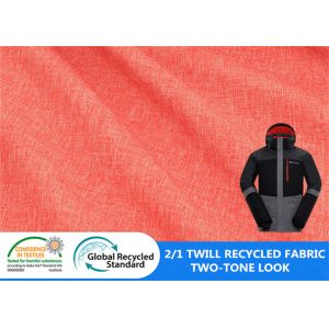 Waterproof 100*100 105 GSM Two Tone Fabric For Skiing Sports Wear
