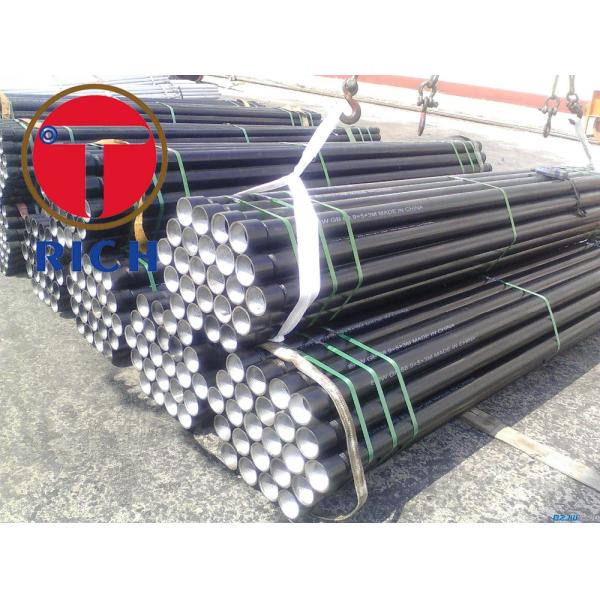 Black Coating Seamless Steel Tube Hot Rolled Non - Alloy For Gas Transportation