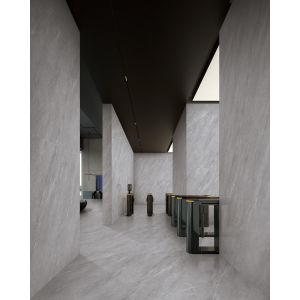 Quality Gray Glazed Porcelain Wall Tiles 24x48 Inch AAA Grade for sale