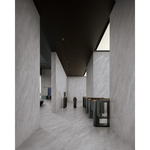 Gray Glazed Porcelain Wall Tiles 24x48 Inch AAA Grade