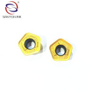 China Gold ribbon pattern C1 ANSI PVD Coated Inserts milling inserts on sale China Gold ribbon pattern C1 ANSI PVD Coated Inserts milling inserts on sale