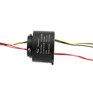 High Speed Through Hole Slip Ring 6 Circuits 12mm Hole