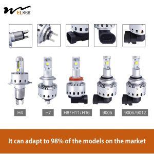 40000lm 6500K 8000K Motorcycle Headlight Bulb 9005 9006/9012