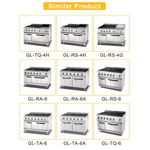800×900×850 70 Gas Restaurant Cooking Equipment For Quick Service Restaurants