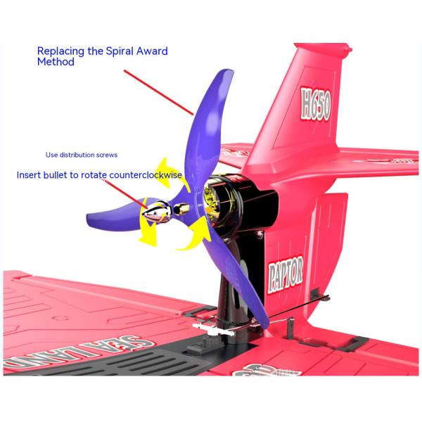 Brushless Motor H650 Aerobatics Stunt Led Light Epp Foam Sea Land Air 2.4g Proportional Radio Control Rc Jet Plane For Boys
