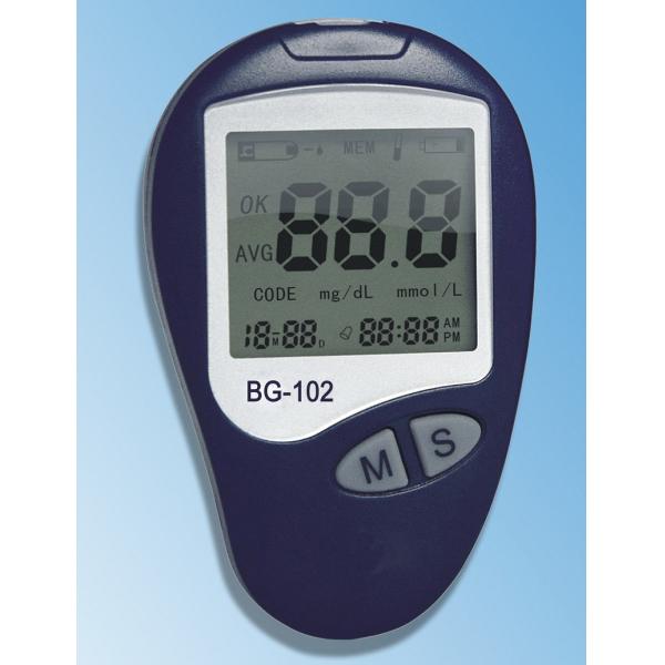 CE Blood Sugar Test Meter With Strips Fresh Capillary Whole Blood