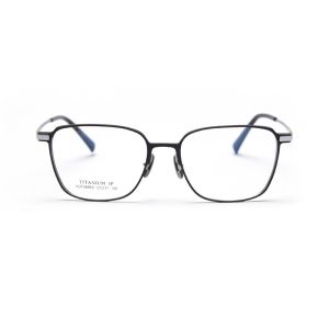 Designer Plain Lens Glasses Spectacle Optical Metal Glass Frame Eyeglasses