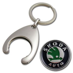 Waterdrop Trolley Coin Keychain