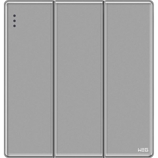 Steel Plate Gray W83Q/2Y Electric Wall Socket