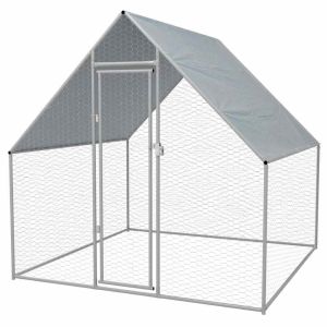 Weatherproof 2x3x2m Chicken Run Kennel For Dog Rabbit