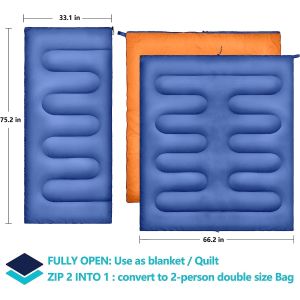 Ultralight Sleeping Bag, Backpacking Sleeping Bag for Adults Youth - Compact