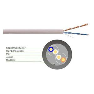 Quality UTP Unshielded CAT 3 Twisted Pair Installation Cable for sale