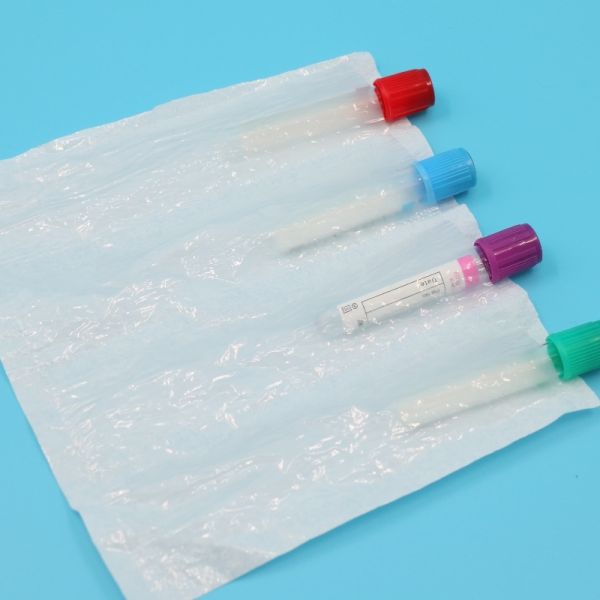 Buy Leak-Proof 4 Slot Absorbent Sleeves For Secure Medical Sample Transport & Organization at wholesale prices