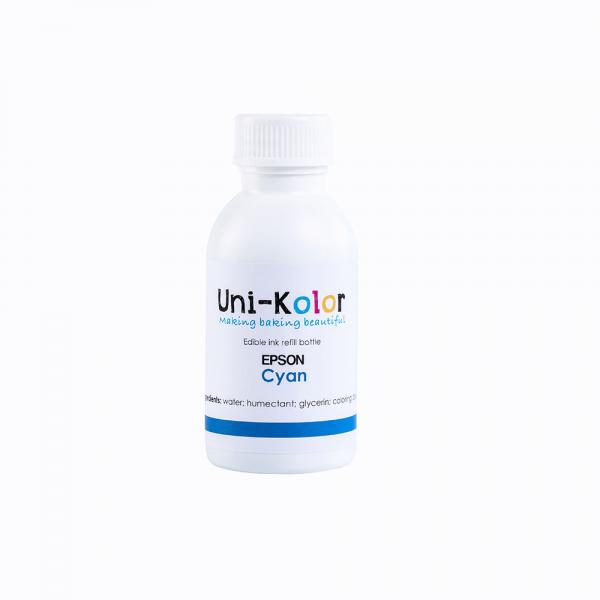 Buy Cyan Edible Food Ink , Food Printer Ink On Icing Sheet Easy To Store at wholesale prices