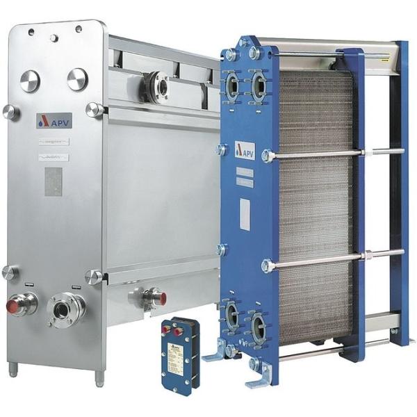 Buy Supply high quality A055 series blue color steel carbon frame gasket APV plate heat exchanger for heat transfer system at wholesale prices