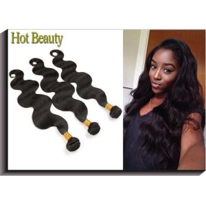 China Unprocessed Virgin Brazilian Body Wave Hair Extensions 10 - 32 Length on sale