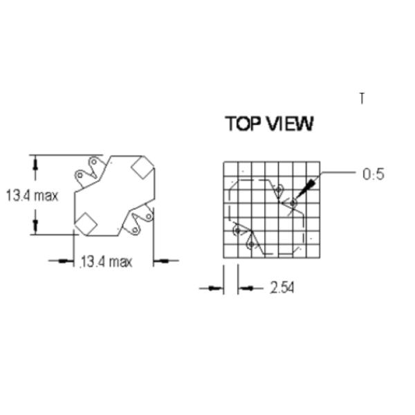 2.0 H Min. RM5 PTH Transformer With 1:1 Turns Ratio B78384P9607A005 =ST6071NL