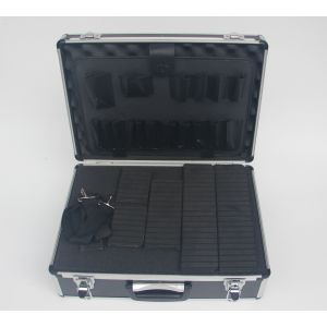 Black ABS Aluminum Tool Case 460 * 330 * 150mm
