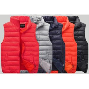2022 Custom Lightweight Waistcoat Warm Bubble Utility Sleeveless Vest Mens