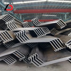 Hot Rolled Steel Sheet Pile Steel of Type 2 Steel Sheet Pile Type 3 U-Shaped