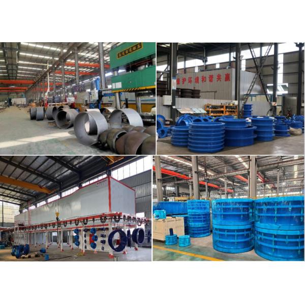 DN300 PN16 Full Tie Rod Carbon Steel Dismantling Joint With 8.8 Grade Black Bolts