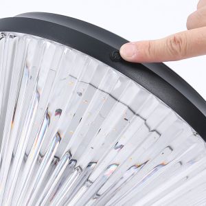 Diamond Shape Solar Power Garden Lights High Lumin Outdoor For Landscape