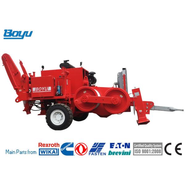 Transmission Line Stringing Equipment Hydraulic Cable Puller With Electric