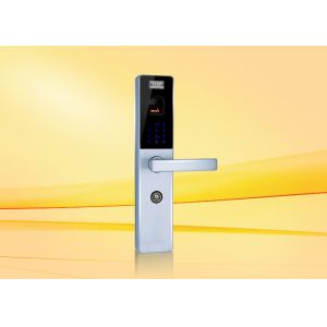 Touch Keypad Fingerprint Door Lock With Reversible Handle 10 Groups Transaction