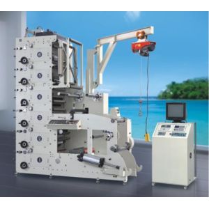 RY450 New automatic label paper flexograhic printing press machine with good