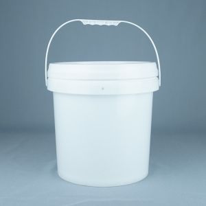 10L Round Plastic Packaging Container With Lid And Handle