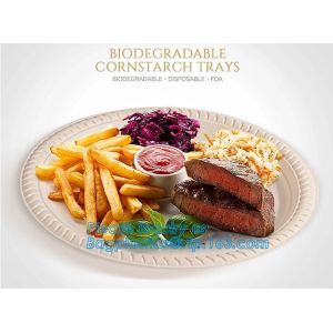 Catering Eco-Friendly Container Compartment Starch lunch Meal Box, Disposable