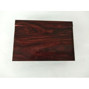 Square Reddish Brown Wood Finish Aluminium Profiles With Strong Stability
